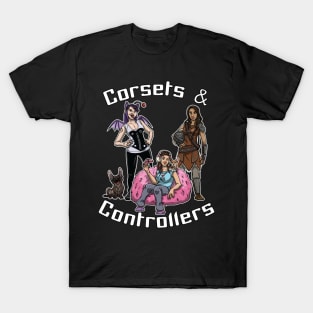 Corsets and Controllers Girls T-Shirt